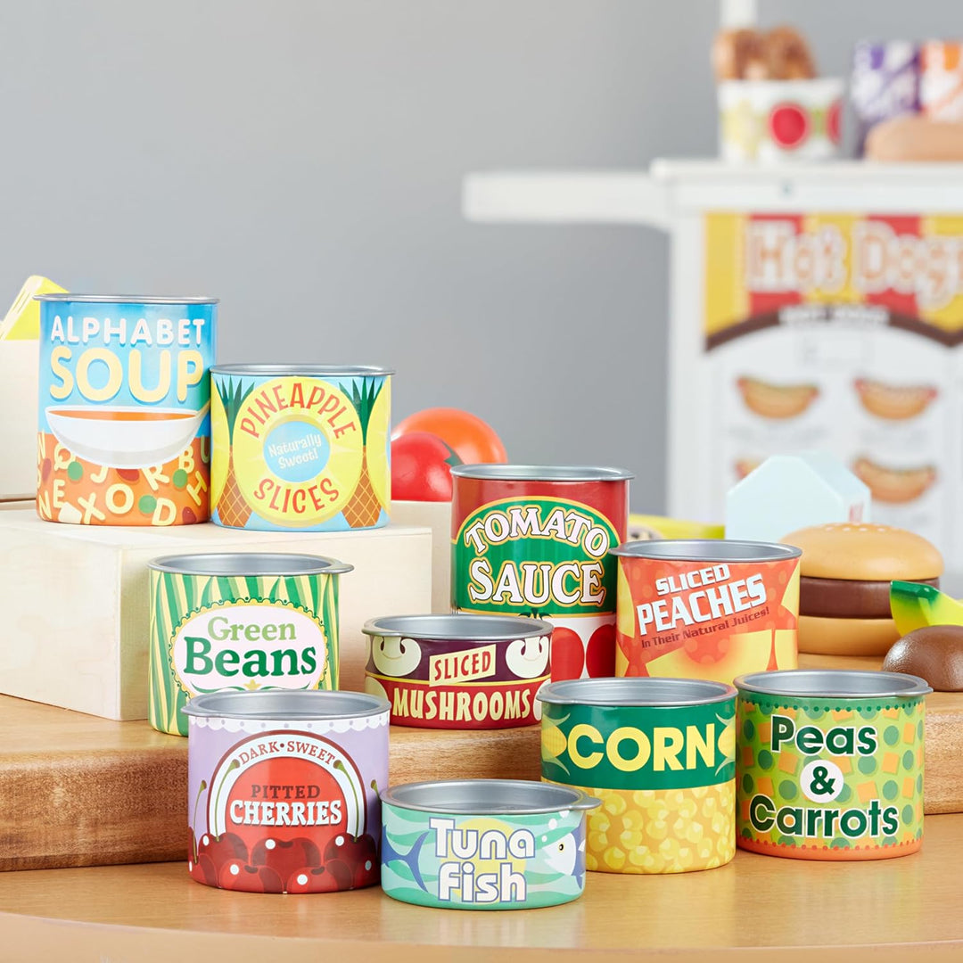 Melissa &amp; Doug, ¡Juguemos a la casa! Accesorios de cocina, Lata...