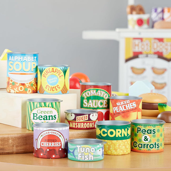 Melissa &amp; Doug, ¡Juguemos a la casa! Accesorios de cocina, Lata...