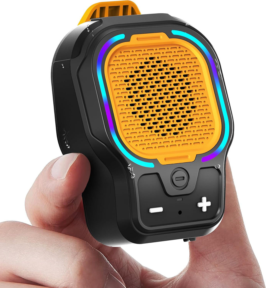 Altavoz Bluetooth portátil, altavoz inalámbrico portátil con clip m...