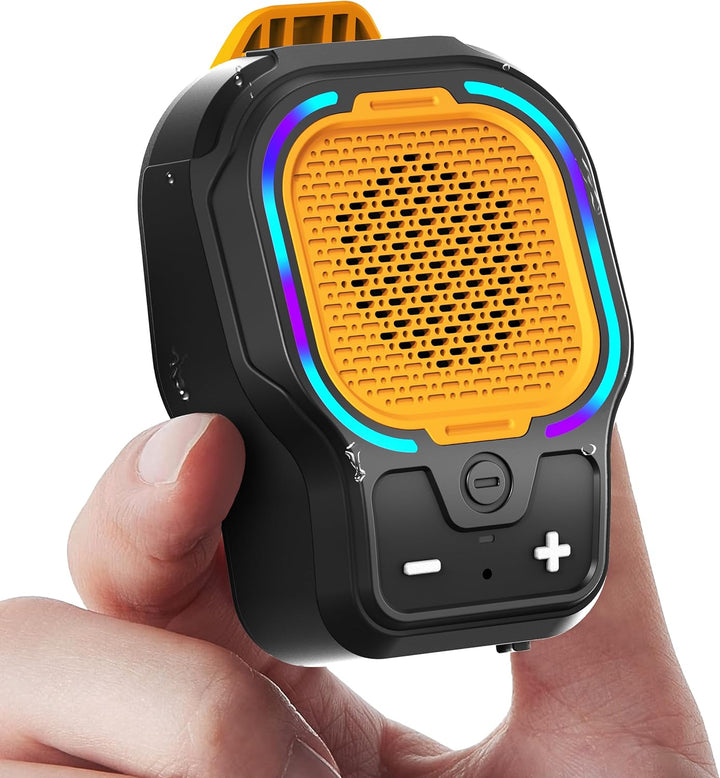Altavoz Bluetooth portátil, altavoz inalámbrico portátil con clip m...