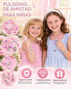 STACTCUTE Máquina para hacer pulseras de cuentas de 820 piezas para niñas 6