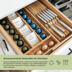 Organizador de bolsas de té y cápsulas de café