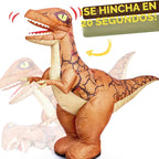 dinosaurio inflable de 2.4GHz RC, dinosaurio eléctrico del juguete