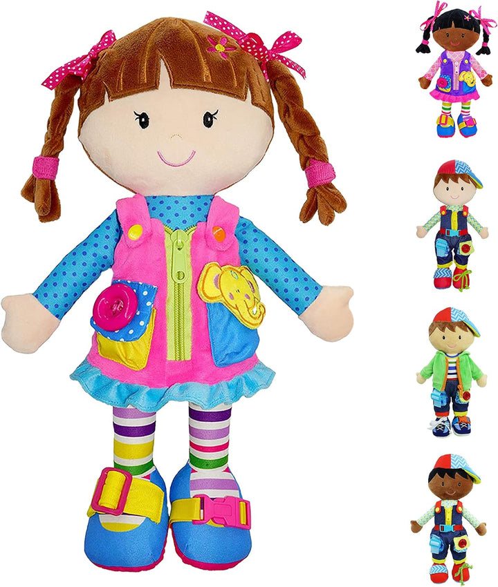 June Garden Dressy Friends Belle de 15.5 pulgadas, muñeca de peluch...