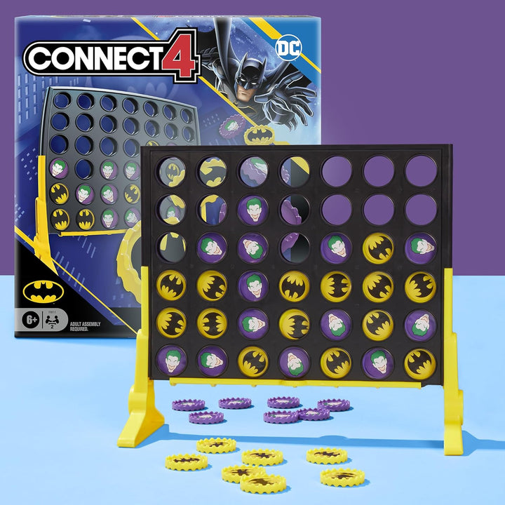 Connect 4 Batman Game Juego 4 en fila con temática de