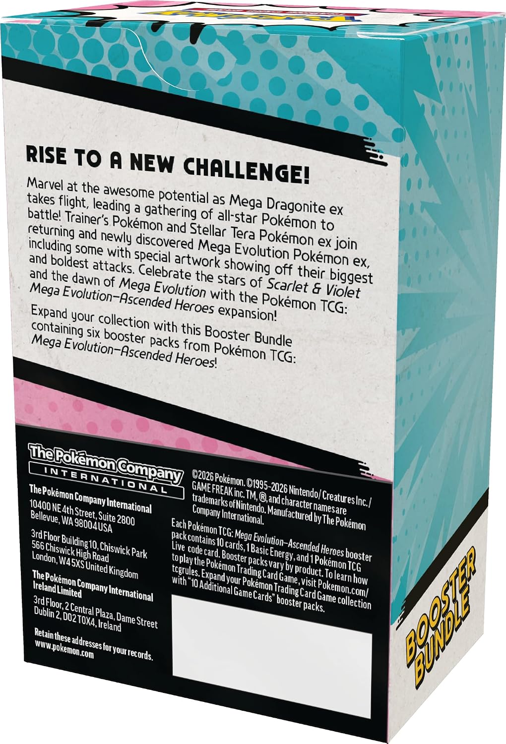 Pokémon TCG: Mega Evolución: Paquete de refuerzo de héroes ascendidos