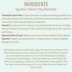 BIOSSANCE Squalane Vitamina C Rose Hidratante facial