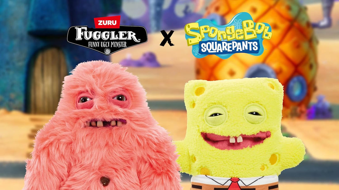 Fuggler Bob Esponja Pantalones Cuadrados - Peluche de 23 centímetro...