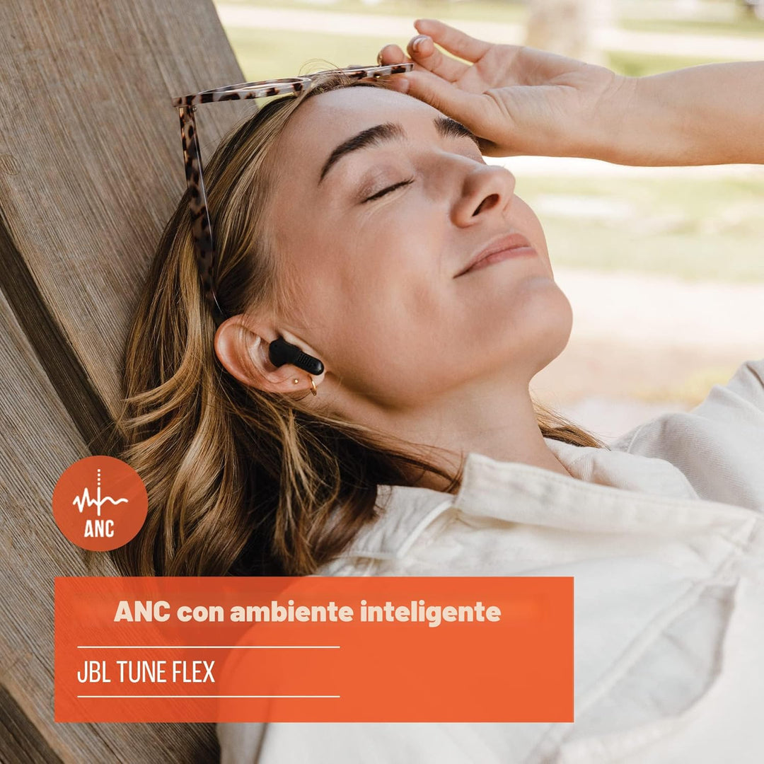 JBL Tune Flex - Auriculares inalámbricos verdaderos con cancelación...