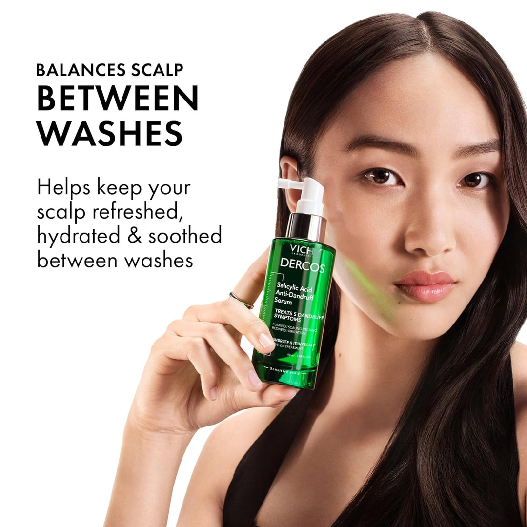 Dercos Dandruff Shampoo, Antifungal Dry Scalp Treatment &amp; Itchy...