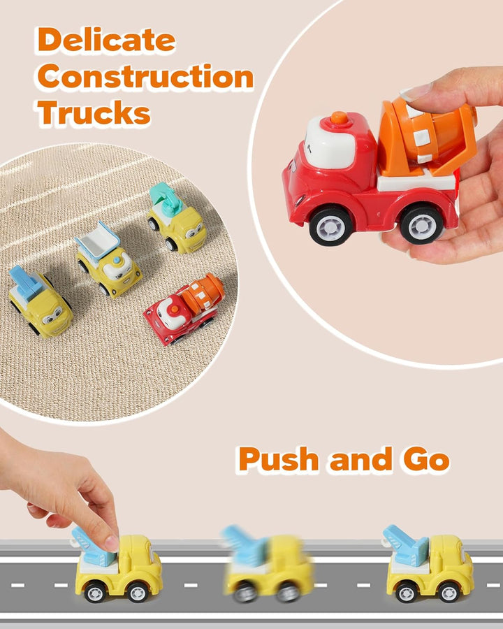 Juego de juguetes de transporte de automóviles de construcción para...