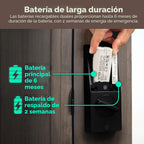 Wyze Cerradura de palma, cerradura de puerta inteligente con reconocimiento de vena de palma, cerraduras inteligentes de entrada sin llave para puerta delantera, teclado, bloqueo automático