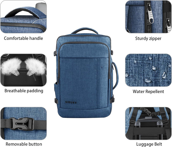 Mochila de transporte, mochila de viaje extra grande de 50 L para h...