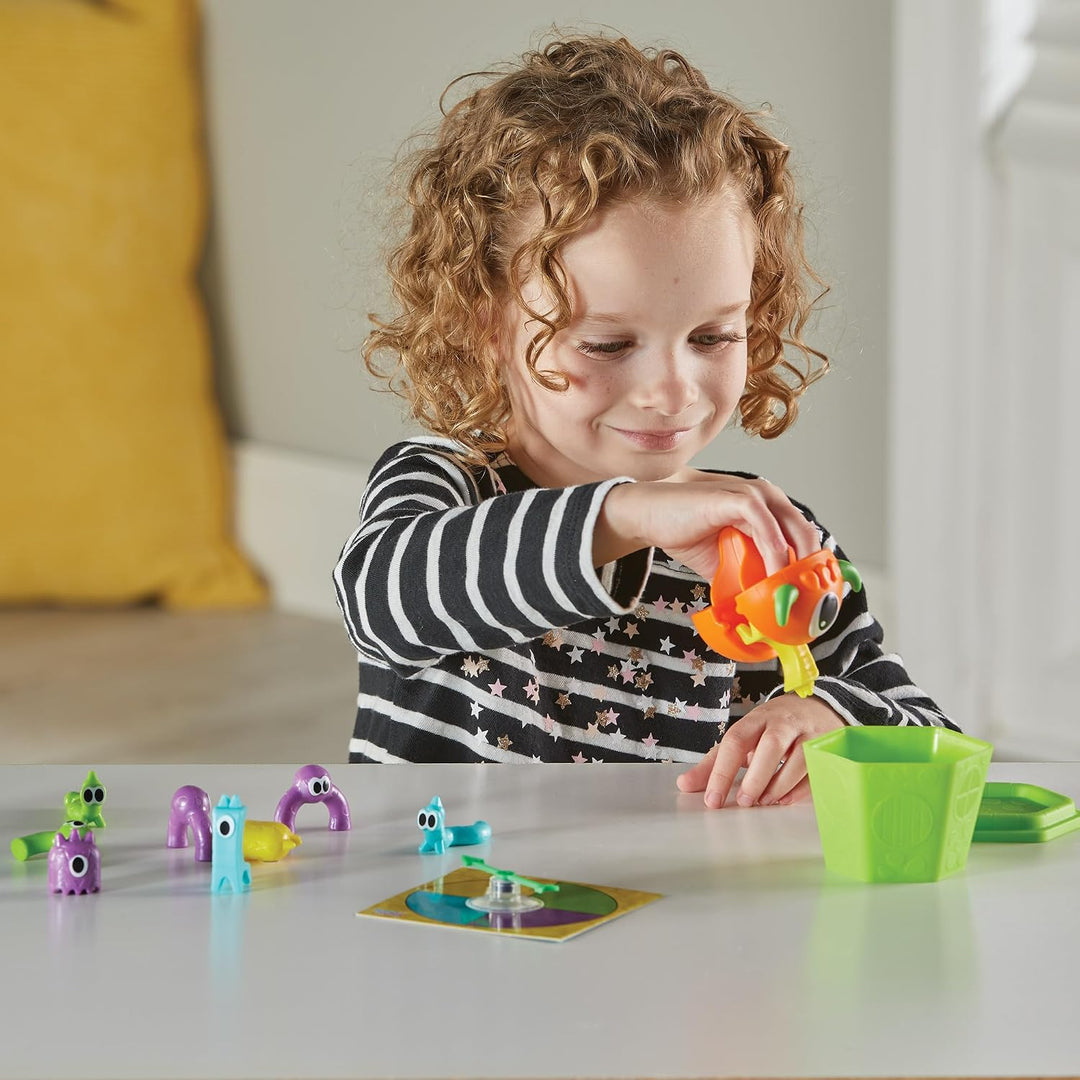 Hand2Mind Grab That Monster Conjunto de Actividades de Motricidad F...