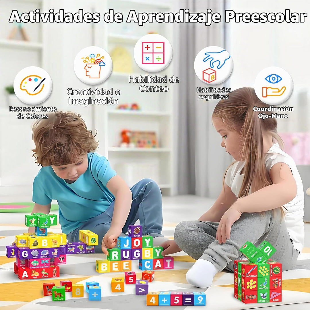 Bloques magnéticos para niños pequeños de 1 a 3 años, bloques de |...
