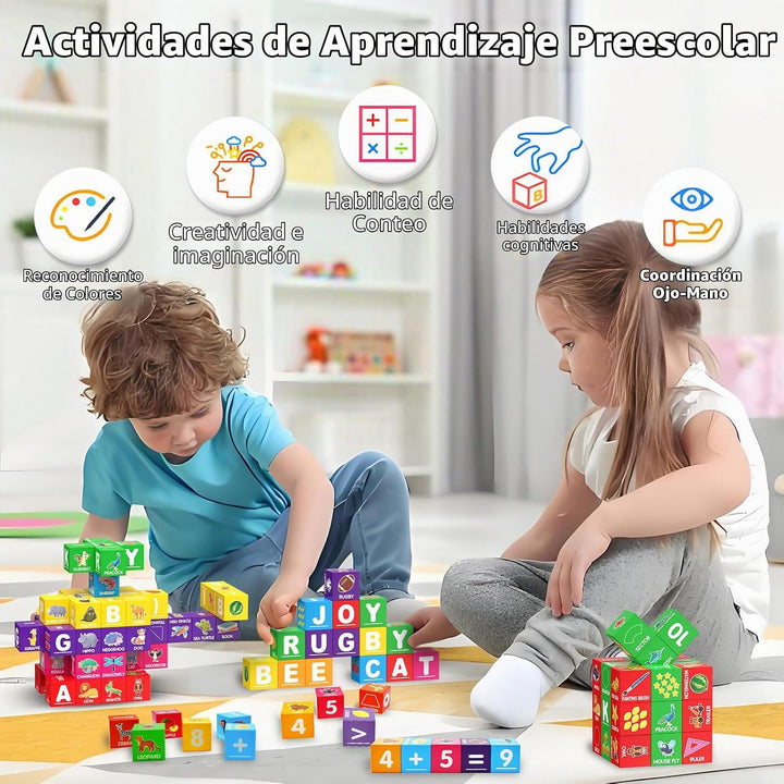 Bloques magnéticos para niños pequeños de 1 a 3 años, bloques de |...