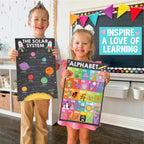 Hadley Designs Learning Posters para Toddlers 1-3 Preschool Classroom Decor