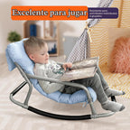 Special Supplies Mecedora sensorial para niños, cómoda mecedora para niños, silla de suelo versátil con tela suave y estabilidad para sala de juegos, dormitorio o guardería (a partir de 3 años) (azul)