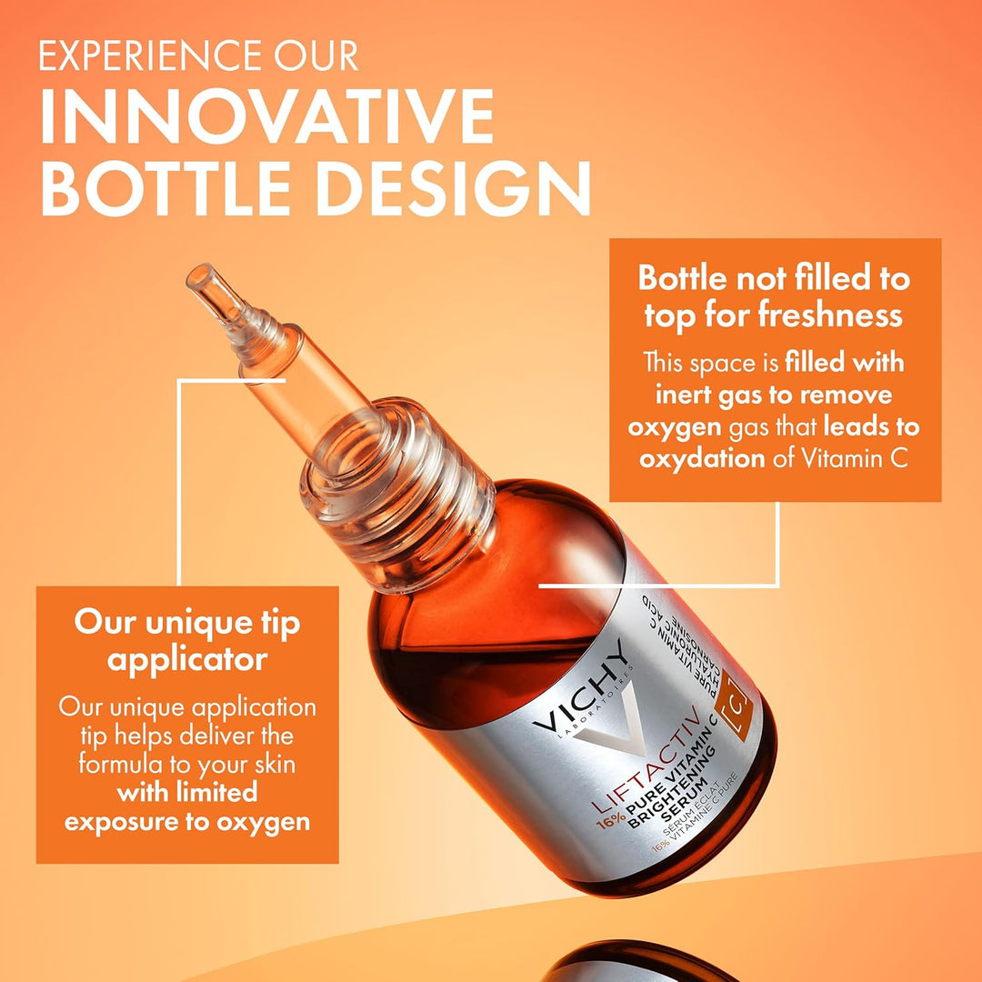 VICHY LiftActiv Suero de Vitamina C para la Cara, Suero Iluminador...