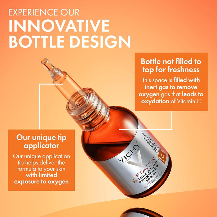VICHY LiftActiv Suero de Vitamina C para la Cara, Suero Iluminador...