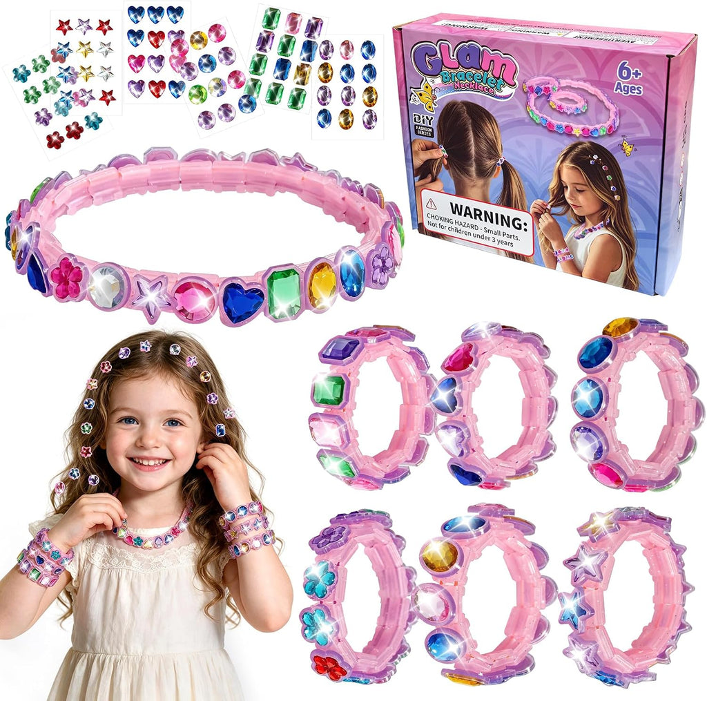 AOSITE Kit de fabricación de pulseras de la amistad para niñas de 4 a 12