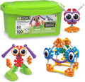 KID K'NEX - Juego de constructores en ciernes, 100 piezas, construcción STEM preescolar, juego de construcción para niños, juego creativo para edades de 3 años en adelante