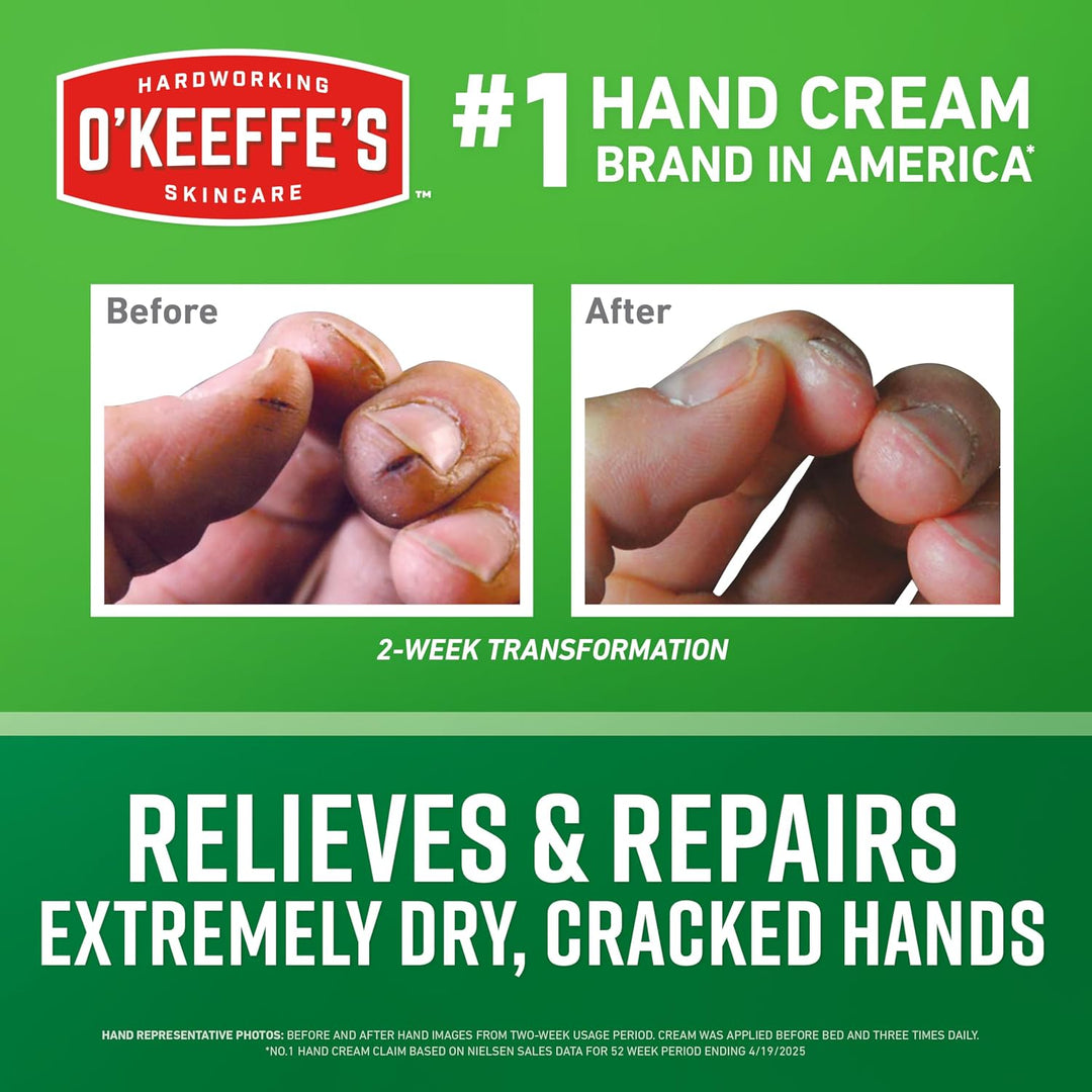O'Keeffe's Working Hands - Crema de manos para sequedad ext...