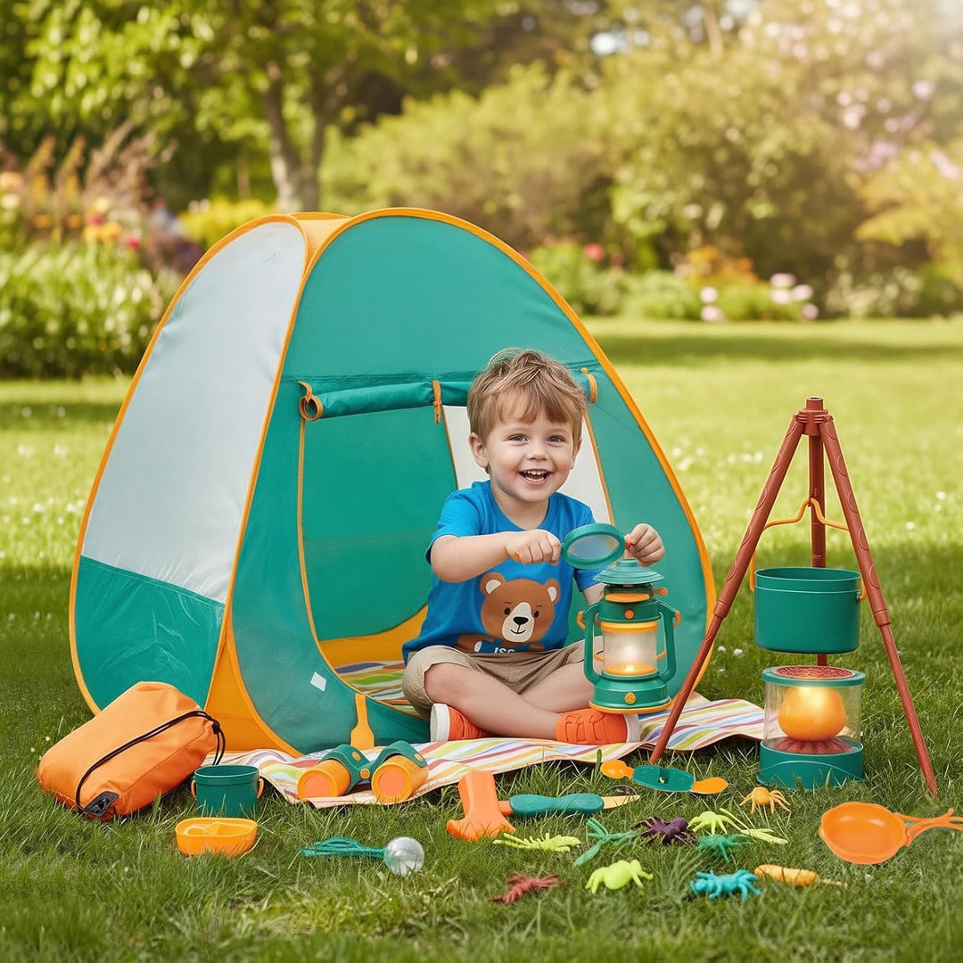 Meland Juego de Campamento para Niños con Tienda - Juguetes