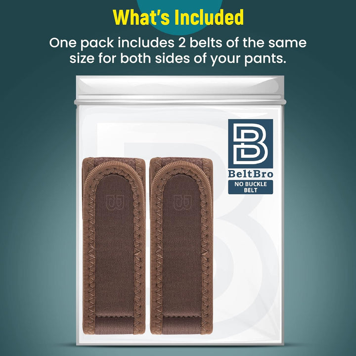 BeltBro Pro para Hombre y Mujer Cinturón Elástico Sin Hebilla Invis...