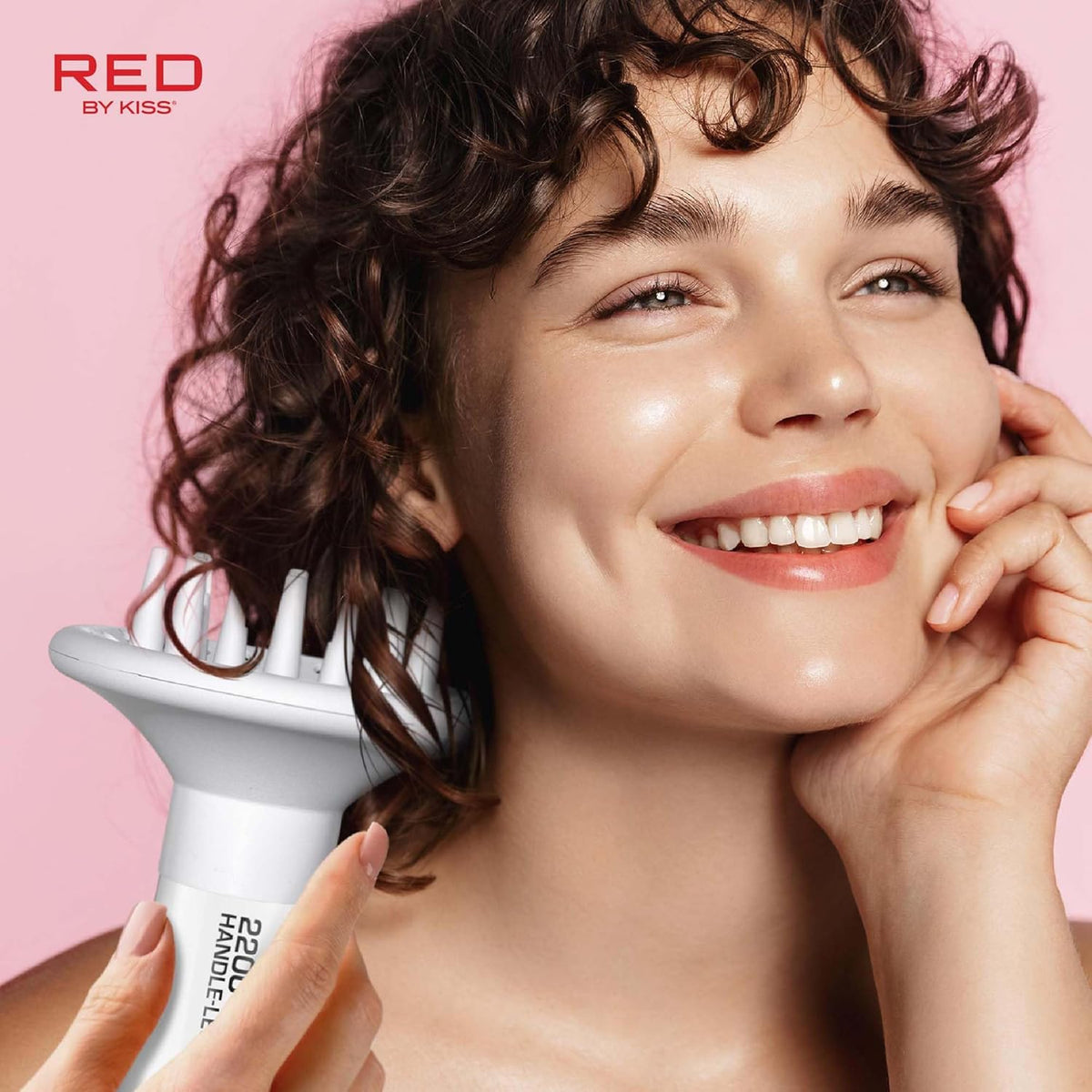 Secador de pelo sin mango Red by KISS 2200 W de cerámica y turmalin...