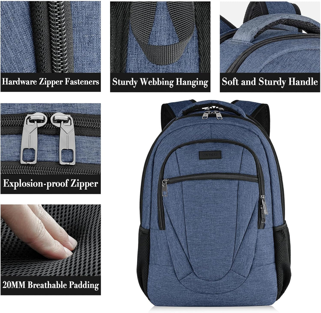 Mochila para mujer y hombre, mochila de viaje para laptop con carga...