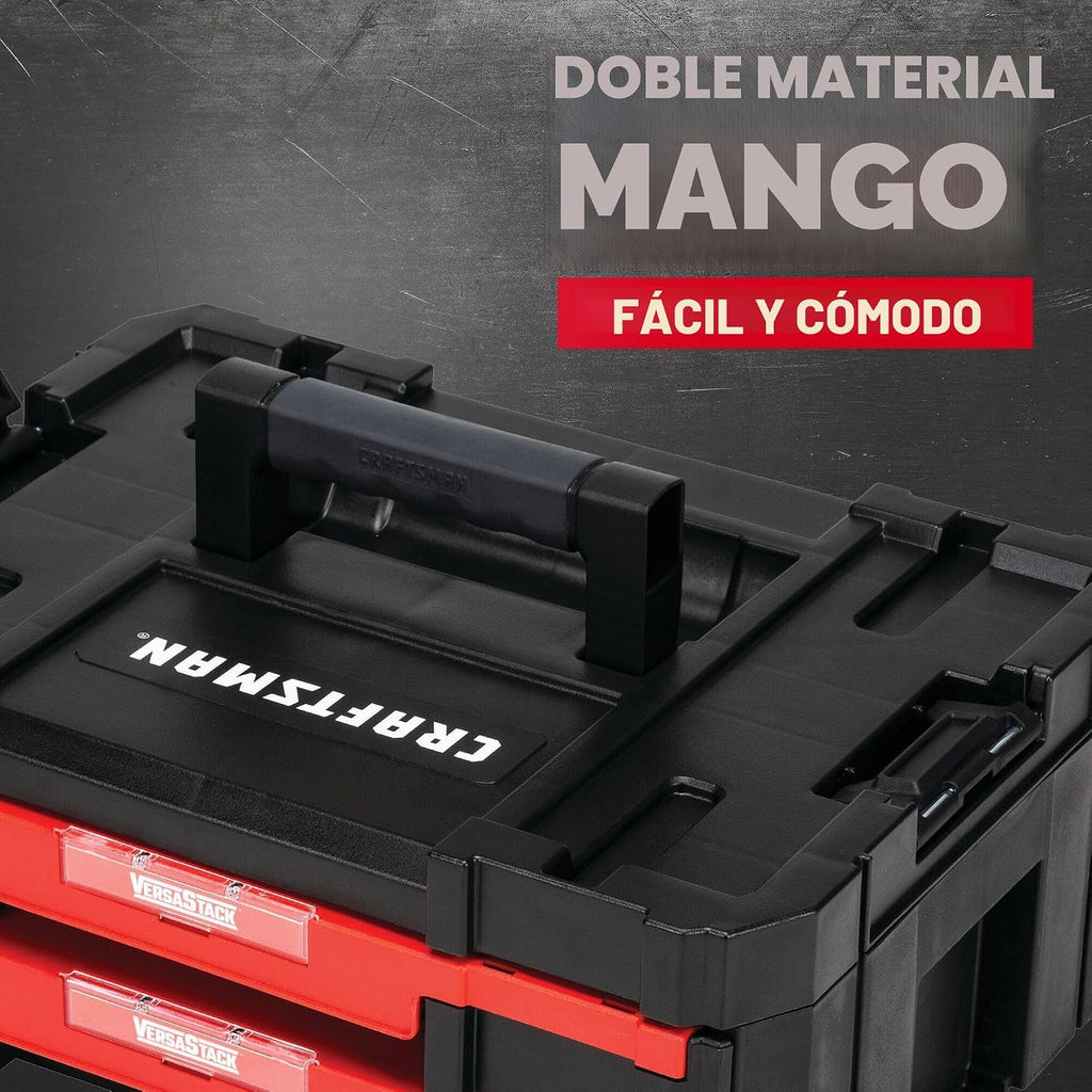 CRAFTSMAN Caja de herramientas de plástico con cajones, organizador y almacenamiento (CMST17804)