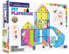 MAGNA-TILES Pet Playhouse - Juego de construcción magnética de 50 piezas, la marca original de construcción magnética