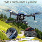 FPV Drone con cámara 1080P – Liquidación! Mini dron RC plegable con funda de transporte, 2 baterías, selfie gesto, retención de altitud, despegue/aterrizaje con una tecla, giros 3D, adultos y niños - solo $25.99