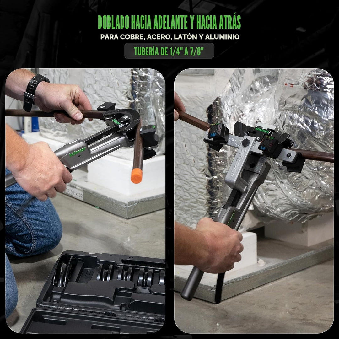 Hilmor 1926598 Bender Kit compacto con plegado reversible