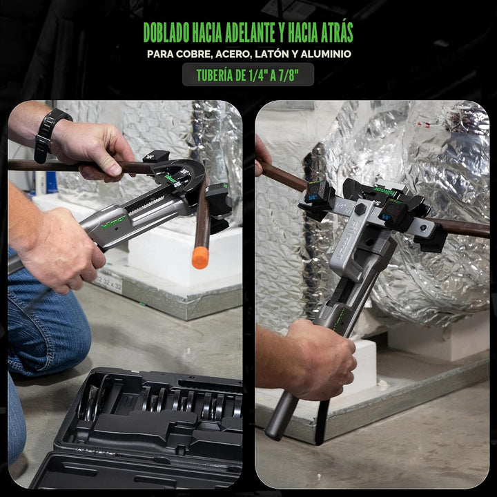 Hilmor 1926598 Bender Kit compacto con plegado reversible
