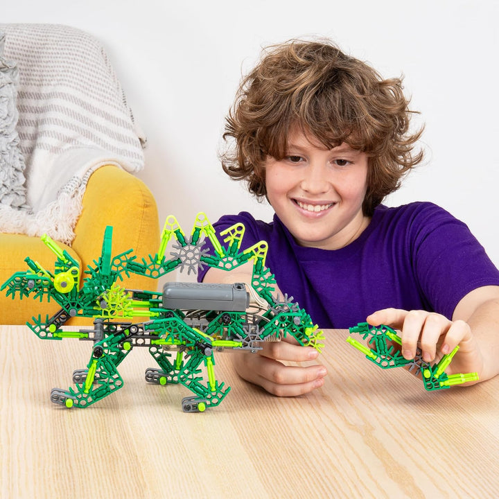 KNEX Dynamic Dinos - Juego de construcción 6 en 1 kit de