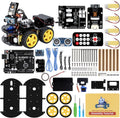 ELEGOO UNO R3 Kit de Coche Robot Inteligente V4 para Robótica Arduino para Niños de 8-12 12-16 años, Kits de Ciencia STEM, Regalos de Programación para Niños de 8 9 10 11 12 13 14 15 16 años, Niños