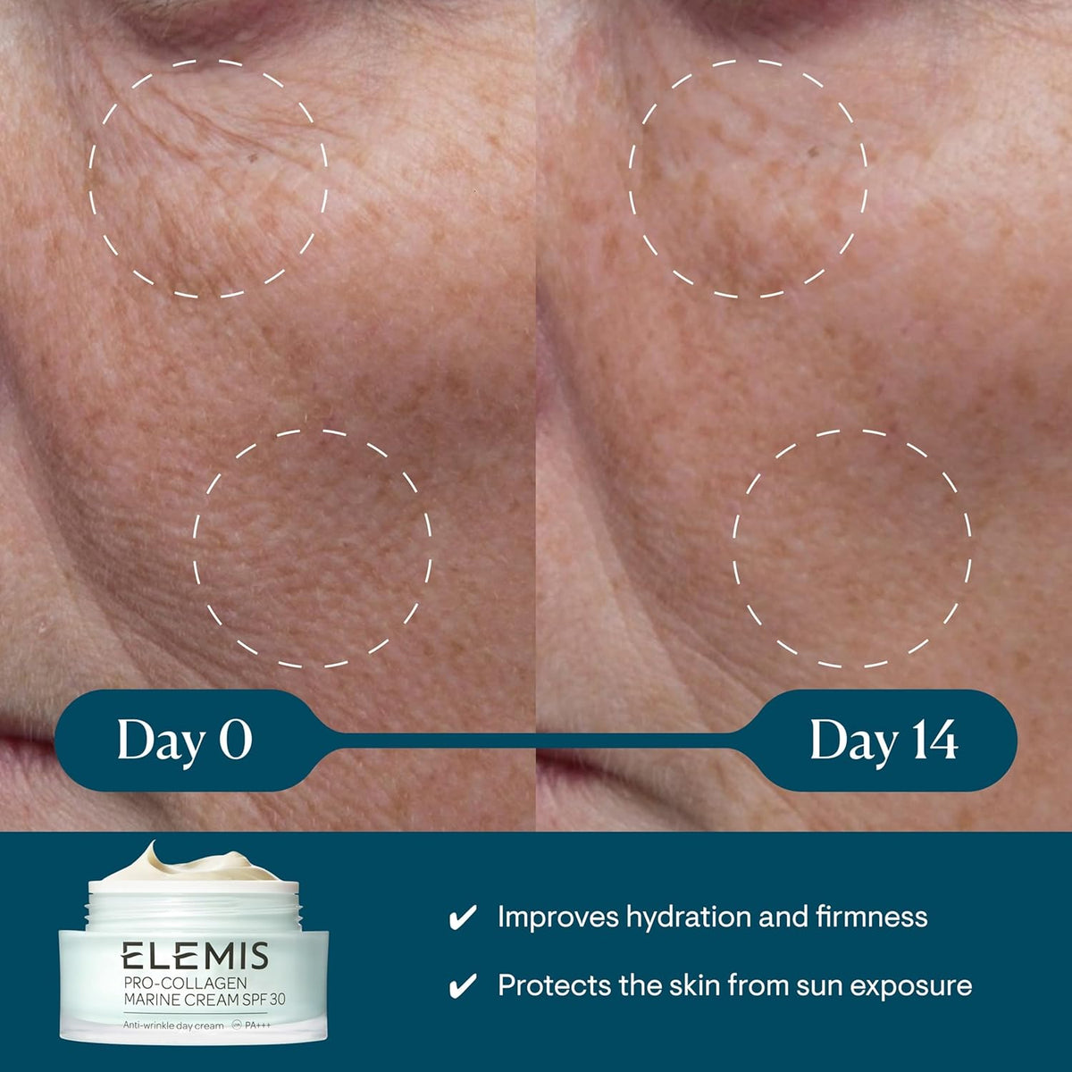 ELEMIS Crema de Noche Pro-Colágeno y Crema Marina Pro-Colágeno SPF 30