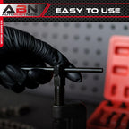 ABN Kit de herramientas para romper cadenas con estuche de almacenamiento, herramienta de extracción de remaches y eslabones de cadena de rodillos para cadenas de 35 a 630 motocicletas, bicicletas,