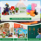 Bloques magnéticos 200PCS Juguetes de construcción para niños