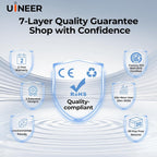 Uineer Ratón inalámbrico, ratón Bluetooth trimodo, USB-A con cable y 2.4G,
