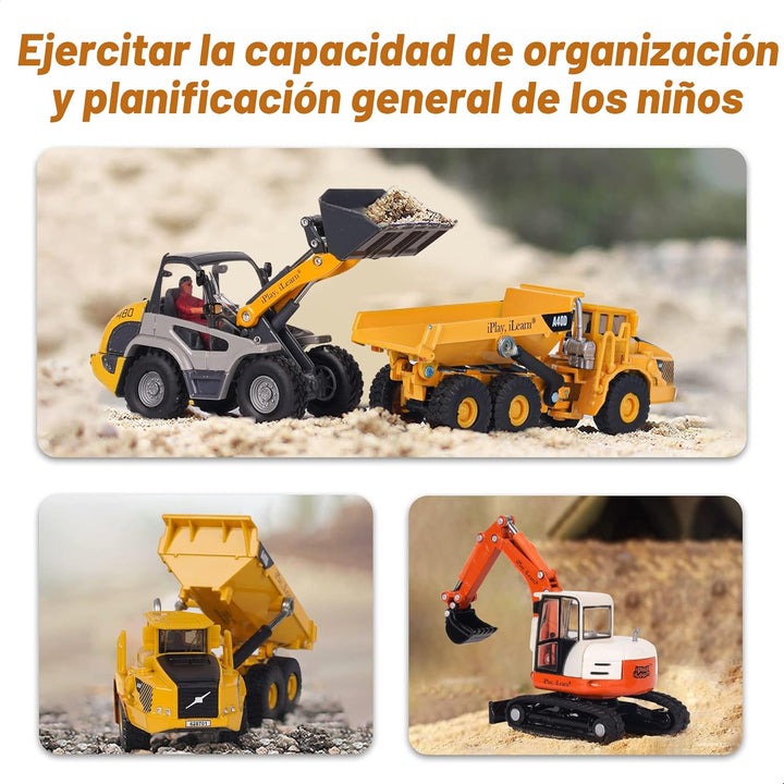 iPlay, iLearn Juego de Sitio de Construcción de Servicio Pesado, Ca...