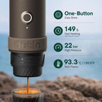 Cafetera Espresso Eléctrica Portátil OutIn Mino para Viaje con Auto-calentamiento