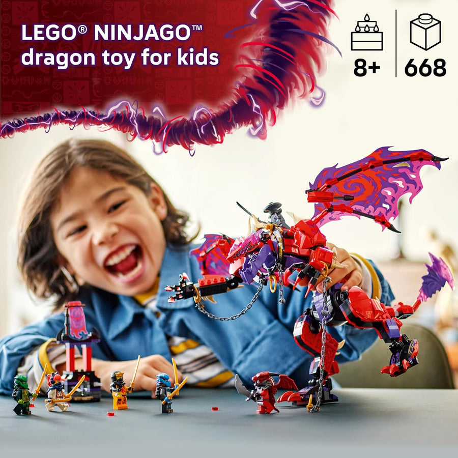LEGO NINJAGO Thunderfang Dragon of Chaos - Juguete de