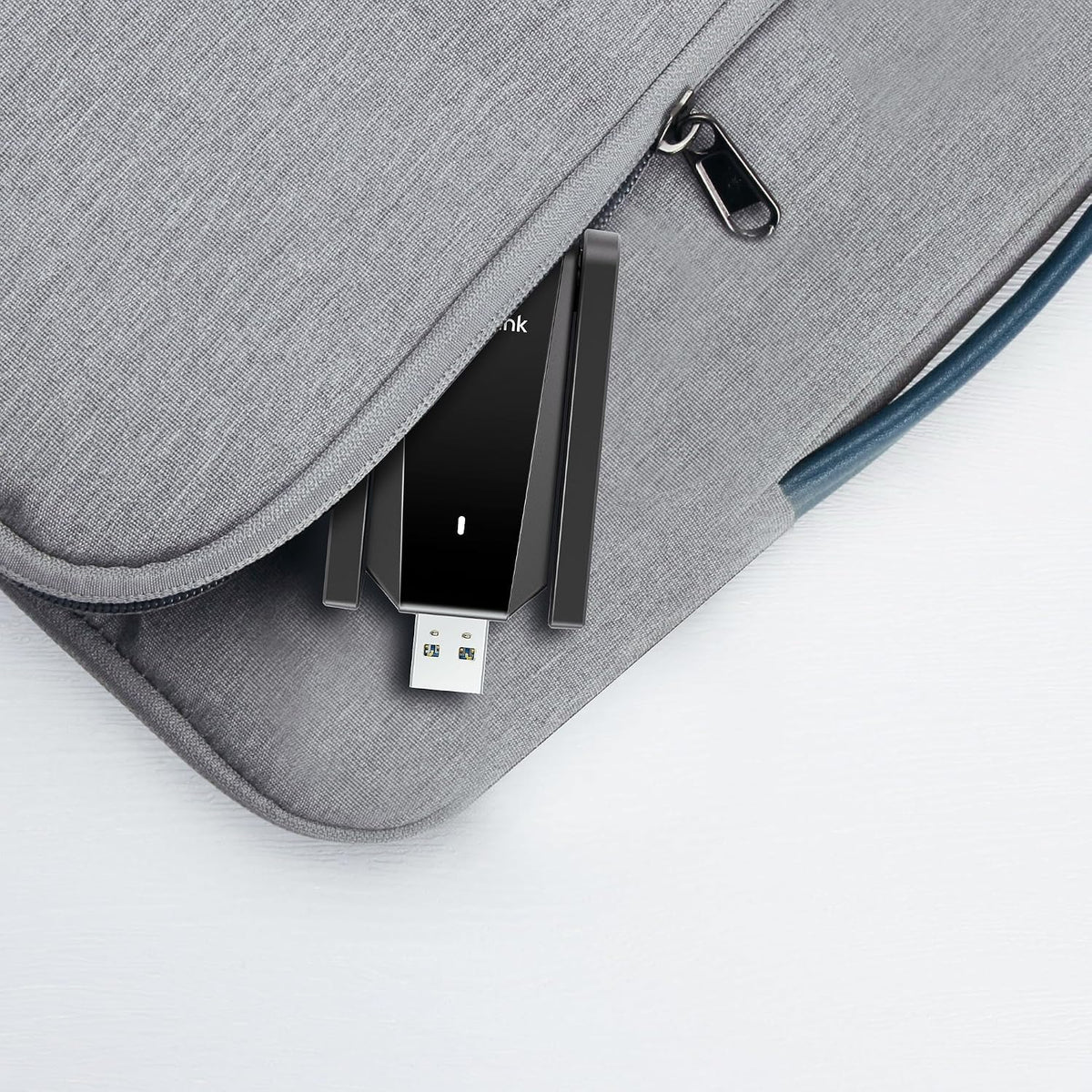 TP-Link Adaptador USB WiFi 6 para PC-1800 Mbps, antenas de alta ganancia