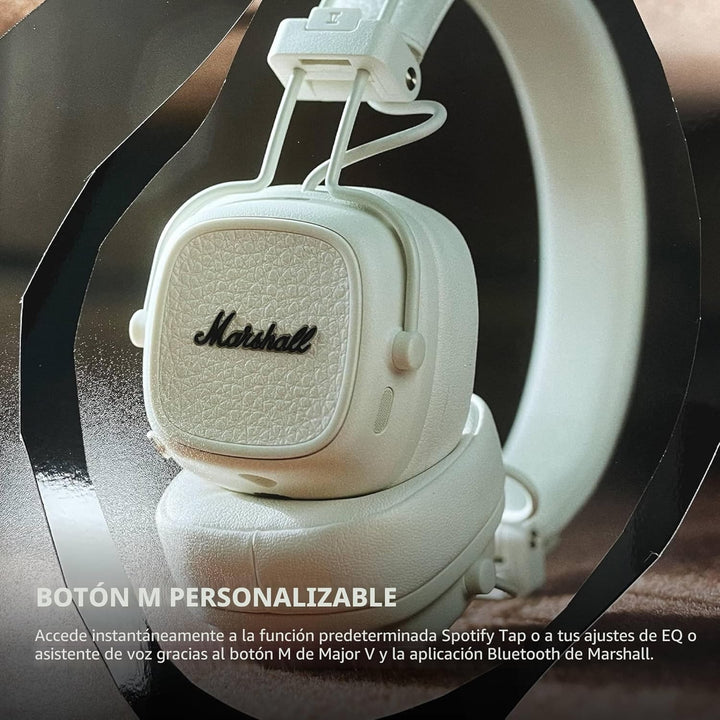 Marshall Major V - Auriculares inalámbricos con Bluetooth para uso...