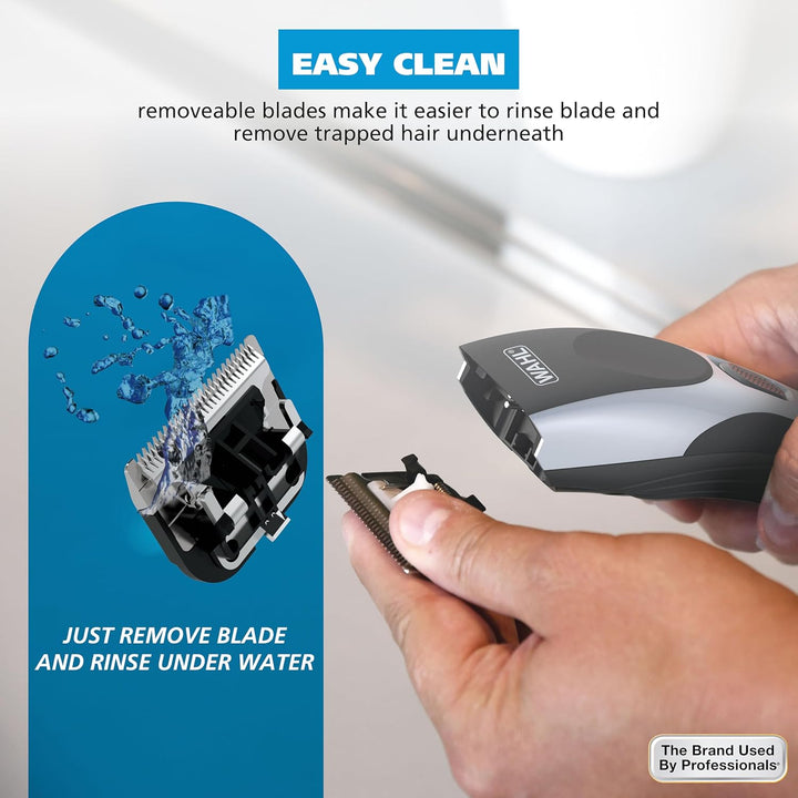 Wahl Clippers Home Pro - Cortapelos recargable sin cable para hombr...