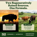 MK Supplements IRONCLAD | Cápsulas de corazón de bazo de res y bisonte