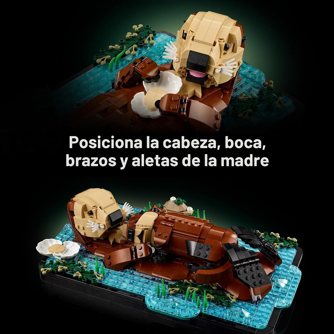 LEGO Ideas - Juego de construcción de nutrias marinas flotantes par...